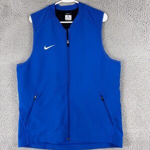 Nike Hyperelite Vest Mens Large Blue Dri-FIT Sleeveless Running 802310-493